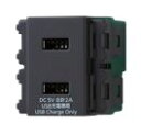 パナソニック【WN1472H】埋込充電用USBコンセント 2ポート グレー 送り端子なし