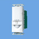 パナソニック 配線器具【WTK1614W】トイレ壁取付 熱線センサ付自動スイッチ 換気扇連動用 (検知後連続点灯時間約10秒〜30分可変形) 明るさセンサ付 (ホワイト)