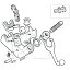 ■〒Ridge Tool Compan/RIDGE 部品【40970】(7882670) RIDGE BC−210用クランクハンドル 発注単位1