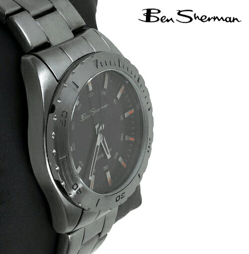 ベンシャーマン Ben Sherman ガンメタル フェイス ダイバーズウォッチ 腕時計 …...:clozest:10009637