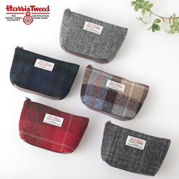 HARRIS TWEED 100% <strong>ハリスツイード</strong> コスメポーチ <strong>バッグ</strong> 20s ギフト レディース 女性用 レトロ 小物入れ