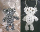 ☆ビーズアクセサリー☆クマ Bag チャーム 大