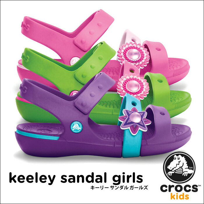 crocs kids【クロックスキッズ】　Keeley Sandal Girls/キーリー サンダル ガールズ※※