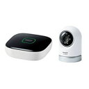 ☆<他の商品と同梱不可/沖縄不可>Panasonic 屋内スイングカメラキット(ホームユニット+屋内スイングカメラ) KX-HC600K-W