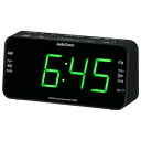AudioComm AM/FMクロックラジオ RAD-C890Z「他の商品と同梱不可/北海道、沖縄、離島別途送料」