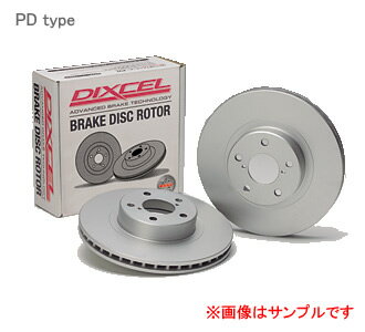 DIXCEL ディクセル ブレーキローター PD フロント PD3413115Sミツビシ デリカ　スペースギア PD4W/6W/8W/PD5V/PE8W/PF6W/8W 94/5〜07/01　【NFR店】