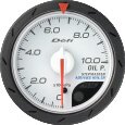 Defi デフィ アドバンス 油圧計（シロ） ADVANCE CR52MM DF08101