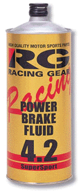 RG（レーシング・ギア） パワーブレーキフルード4.2（DOT4ベース） 1リットル 【RGP-4210】