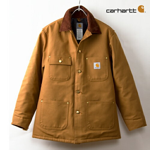 ［Carhartt］ チョアコート[ブラウンダック]カーハート カバーオール ジャケットCarhartt Duck Chore Coat