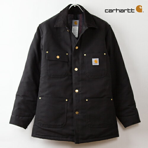 ［Carhartt］ チョアコート[ブラックダック(黒）]カーハート カバーオール ジャケット