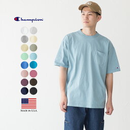 <strong>チャンピオン</strong> T1011 ポケット Tシャツ CHAMPION 半袖 アメリカ製 [クロネコゆうパケット可]