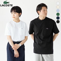 <strong>ラコステ</strong> アウトライン クロック ポケット Tシャツ TH5581-99 メンズ レディース [クロネコゆうパケット可]