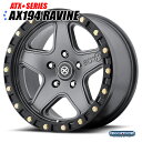 American Racing ATX AX194 Ravine(ラビーン)グレー&ブラック 17インチ 8.5J 1本