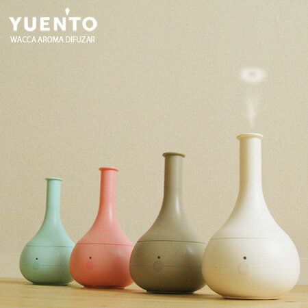 YUENTO ワッカ アロマディフューザー(WACCA AROMA DIFFUSER/超音波式噴霧加湿器/デザイン家電/秋冬)【COCOA インテリア雑貨】【smtb-k】【ky】【送料無料】【快適暖房_nov2011】●送料無料ディフューザー/アロマディフューザー/超音波式噴霧加湿器