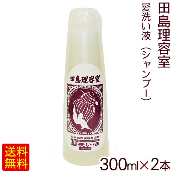 田島理容室 髪洗い液（グンナシャンプー）300ml×2本 ＜送料無料＞　｜あーびゃーんもーゆ琉球｜