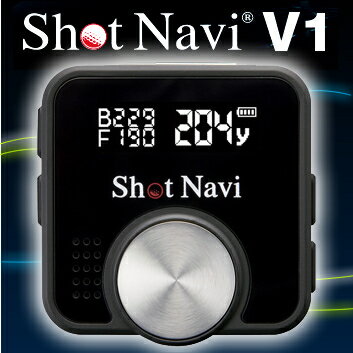 ☆ショットナビV1(Shot Navi V1-BK)【ブラック】GPSゴルフナビゲーター【…...:cocode1:10000959