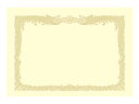 タカ印/OA賞状用紙 クリーム A4判縦書き/10-1067