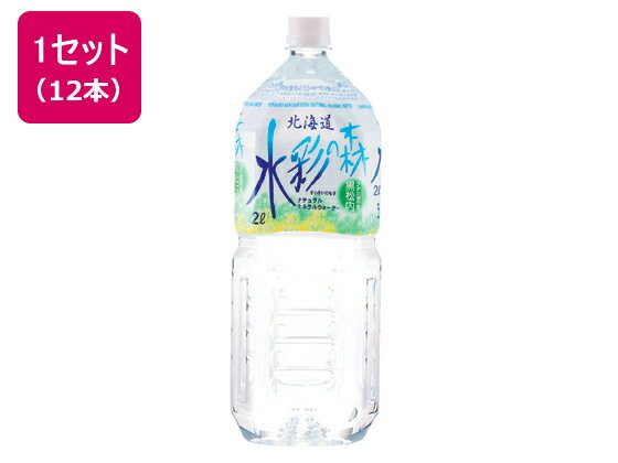 黒松内銘水/北海道水彩の森 2L 12本【送料無料】【平日即日発送】