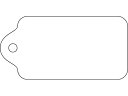 シモジマ/小物用提げ札No23 白無地 綿糸付 1000枚