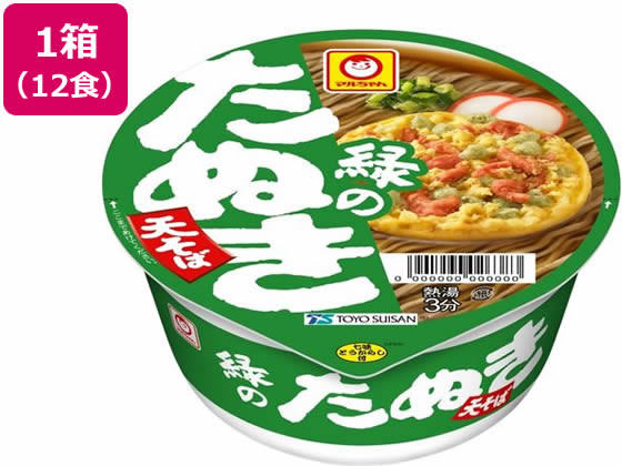 東洋水産/緑のたぬき 12食入【送料290円 2900円以上で送料無料】【平日即日発送】