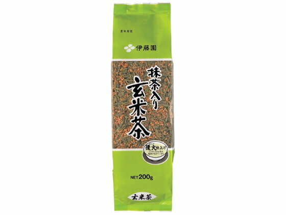 伊藤園/抹茶入り玄米茶 200g【送料290円 2900円以上で送料無料】【平日即日発送】