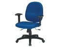 【メーカー直送】サンワサプライ/OAチェア ブルー肘付き/SNC-T131KBL【代引不可】【お客様組立】