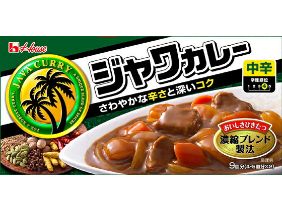 ハウス/ジャワカレー 中辛大 185g...:cocodecow:10042951