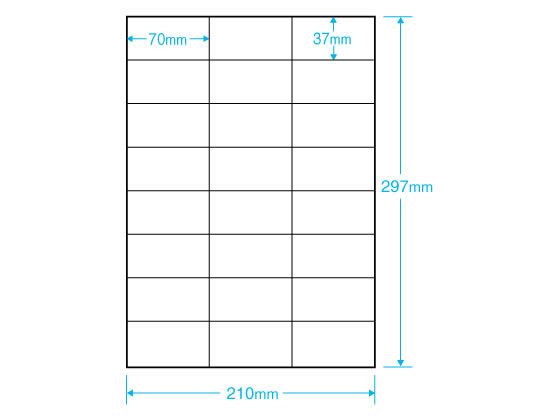 ニチバン/コピー機用マイタック紙ラベル A4 24面 20枚/ML-503...:cocodecow:10049739