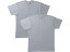 GUNZE/紳士 G.T.HAWKINS VネックTシャツ グレーモク2枚組M