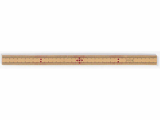 【お取り寄せ】西敬 20cm竹尺 MBS-20 定規 スケール 教材 学童用品