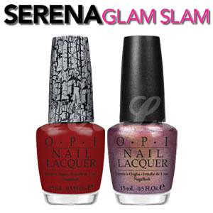 【OPI /オーピーアイ 2011年・数量限定発売】セリーナ　グラムスラム！フランスラリー　デュオパッククラックネイルアートカラーセットプリティ　ピンク 【SBZcou1208】デュオパックのみでお求めいただけるレアカラー!メール便は1点まで利用OK