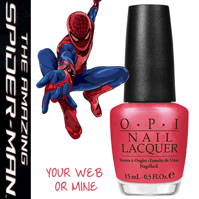 【OPI /オーピーアイ スパイダーマンコラボ】アメイジング・スパイダーマン　オーピーアイ　NL M33【2点までメール便OK!!】 【SBZcou1208】