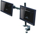 送料無料 FACE8 デュアルアーム 液晶モニターアーム 2画面 多関節 14〜24インチ 片方7kg 計14kgまで対応 壁 ガス ポール ネジ エルゴトロン くねくね サンワ 3面 4 ASUS bestek benq dell eizo hp imac ipad iiyama loctek lg lx nb usb vesa 10 11 12 100