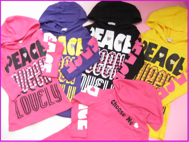 【SALE】BANK PFACE★QUEEN＆LOVELY★パーカーワンピ（AWN-01)(ダンス）【韓国子供服】【5,250円以上送料無料・SALE含】