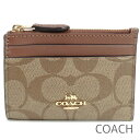 コーチ COACH 小銭入れ レディース 定期入れ パスケース カードケース IDケース コインケース キーケース シグネチャー 【送料無料】 ブランド コーチ正規品販売店 直営アウトレット店より直輸入 【あす楽】