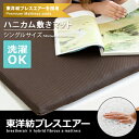【送料無料】敷きマット シングル エアサイクル マット敷きパッド 年中防カビ 防中 遠赤外線効果 消臭 通気性 東洋紡ブレスエアー ハニカム敷きマットブラウン(おしゃれ モダン インテリア 生活雑貨 通販 楽天)