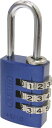 ABUS ナンバー可変式南京錠 145-30 ブルー(1個) 14530BL 4451325