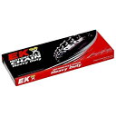 エヌマチェーン(EKチェーン):530-104L NXリングチェーン(バイク用)MLJ(カシメジョイント)スチール 530ZVX3-104