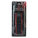 ELPA(エルパ):ヴィンテージカラータップ 5P2M WBT-5020(RD)