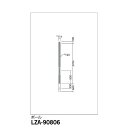 大光電機:角ポール(錆止め塗装) LZA-90806