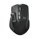 ELECOM(エレコム):Ultimate Blueマウス DUALシリーズ ハードウェアマクロ搭載 サイドホイール 高速スクロール 無線 Sサイズ 6ボタン ブラック M-DWS01DBBK