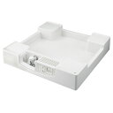 テクノテック:給水栓付防水パン フォーセットパン 専用ガード1枚付 ニューホワイト TPF640-CW2-G1