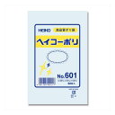シモジマ:HEIKO ポリ袋 透明 ヘイコーポリエチレン袋 0.06mm厚 NO.601 50枚 006619100