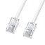 【後払い不可】サンワサプライ:抗菌CAT5eLANケーブル KB-T5KK-02W