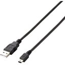 【代引不可】エレコム EURoHS指令準拠エコUSB2.0ケーブル1.5mブラック(1本) U2CJM15BK 5411190