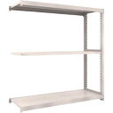 TRUSCO(トラスコ中山):TRUSCO M3型中量棚 1200X471XH1800 3段 連結 ネオグレー M3-6453B【メーカー直送品】 オレンジブック 7801980