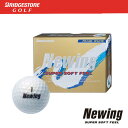 BRIDGESTONE(ブリヂストン):NEWING SUPER SOFT FEEL パールホワイト ボール (1ダース/12球入り) NEWINGSSF-PWH