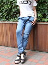 【SALE/60%OFF】coen 【WEB限定】ストレッチスキニーデニムクライミングパンツ コーエン パンツ/ジーンズ【RBA_S】【RBA_E】