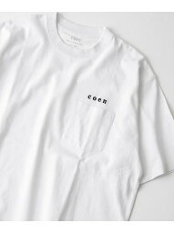 【SALE／5%OFF】USAコットン<strong>コーエン</strong>ロゴ刺繍Tシャツ coen <strong>コーエン</strong> トップス カットソー・Tシャツ ホワイト ブラック【RBA_E】[Rakuten Fashion]