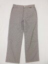 極美品 【ル ラブルール LABOUREUR】 千鳥柄 コットン スラックスパンツ (メンズ) size42 暗めのパープル系 フランス製 ■7MP5178■ 【中古】